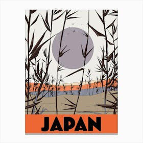 Japan Travel Poster Canvas Print