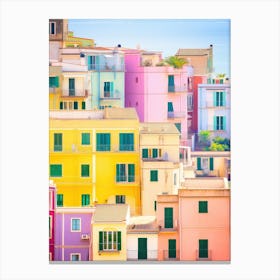 Tropea, Italy Colourful View 1 Canvas Print