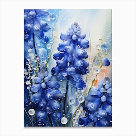 Blue Hyacinths Canvas Print