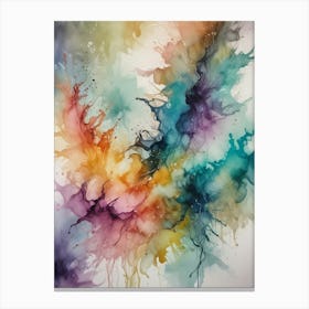 Abstract Watercolor Painting 44 Canvas Print