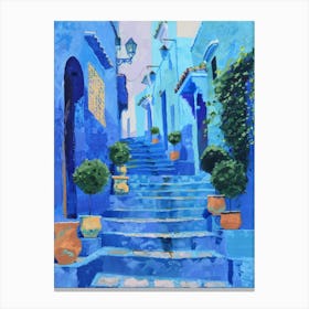 Blue Steps 1 Canvas Print