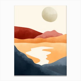 Abstract Landscape Painting 3 Canvas Print