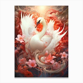 Swan Fantasy Canvas Print