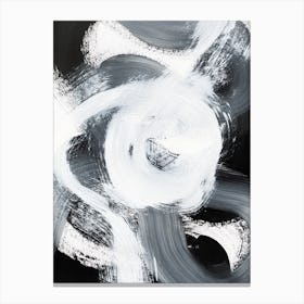 Monochrome Abstract Canvas Print