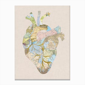 A Traveller's Heart in Canvas Print