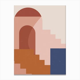 Bohemian Moroccan Staircase Print 2 Stampe su tela