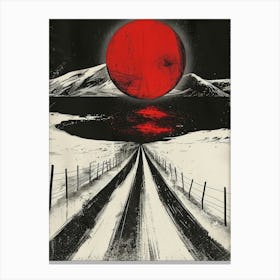 Red Road 1 Canvas Print