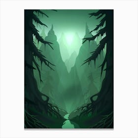 Dark Forest Canvas Print