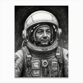 Nasa Astronaut By Person Canvas Print