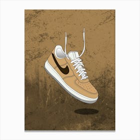 Dunk Sneakers Rich Canvas Print