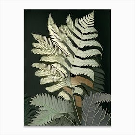 Silver Cloak Fern Rousseau Inspired Canvas Print