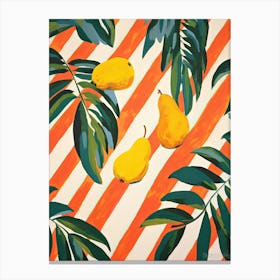 Mango Fruit Summer Illustration 2 Canvas Print