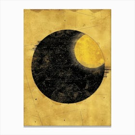 Moon Painting 1 Canvas Print