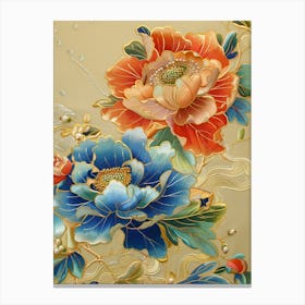 Chinese Flower Painting 70 Canvas Print