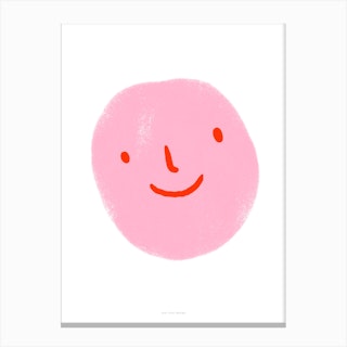 Pink Face Canvas Print