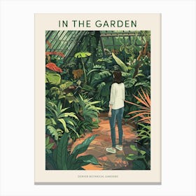In The Garden Poster Denver Botanical Gardens 3 Canvas Print