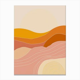 Abstract Landscape Painting 1 Canvas Print