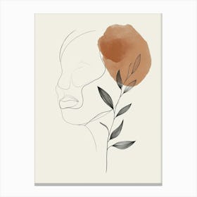 Woman'S Head 1 Canvas Print