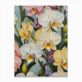 Pastel Orchids no1 Canvas Print