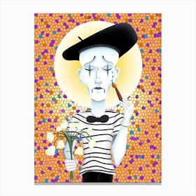 The Mime Canvas Print