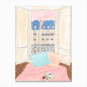 Cozy Paris Apartment Canvas Print