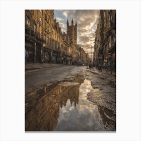 Edinburgh Cityscape Canvas Print