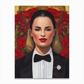 Franka Potente Illustration Movies Canvas Print