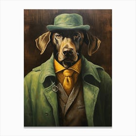 Gangster Dog Plott Hound 4 Canvas Print