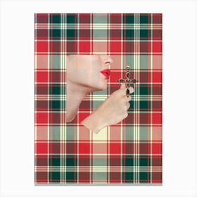 Kiss the cross Canvas Print