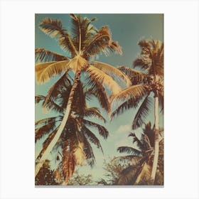 Dreamy Palm Trees Canvas Print
