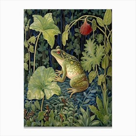 Frog In The Forest Canvas Print