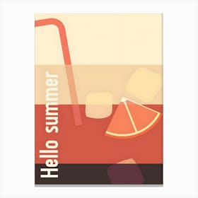 Hello Summer 2 Canvas Print