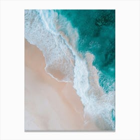 Aerial View Of A Beach 102 Canvas Print