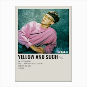 Yellow And Such 2017 Poster 2 Canvas Print