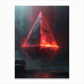 Pyramid In The Sky Canvas Print