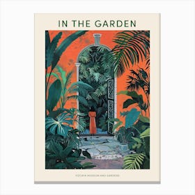 In The Garden Poster Vizcaya Museum And Gardens Usa 2 Canvas Print