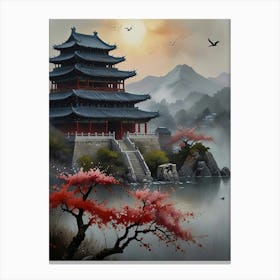 Asian Painting Canvas Print