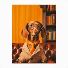 A Dachshund Dog 7 Canvas Print