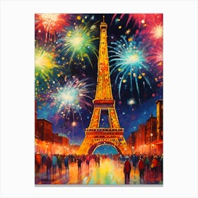 New Year Peace Canvas Print