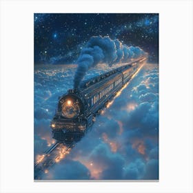 Train In The Clouds 1 Canvas Print