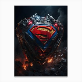Superman Logo 3 Canvas Print