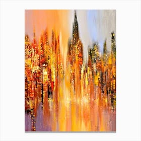 New York City At Night 5 Canvas Print