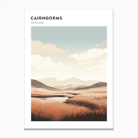Cairngorms National Park Scotland 1 Hiking Trail Landscape Poster Canvas Print