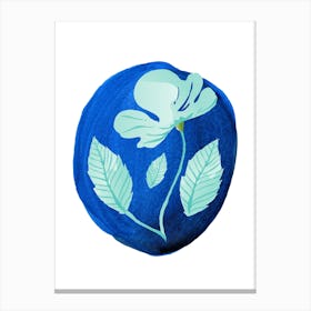 Blue Flower 14 Canvas Print