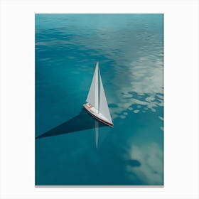 Sailboat On The Ocean 4 Canvas Print