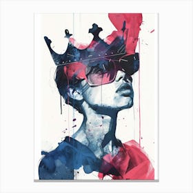 Woman With A Crown Canvas Print