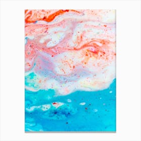 Splatter Painting Canvas Print