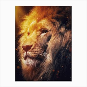 The Spirit Of The Fire Lion King 1 Canvas Print