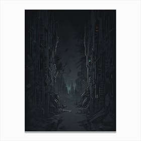 Dark City 1 Canvas Print