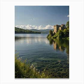 Loch Ryan Castle Canvas Print